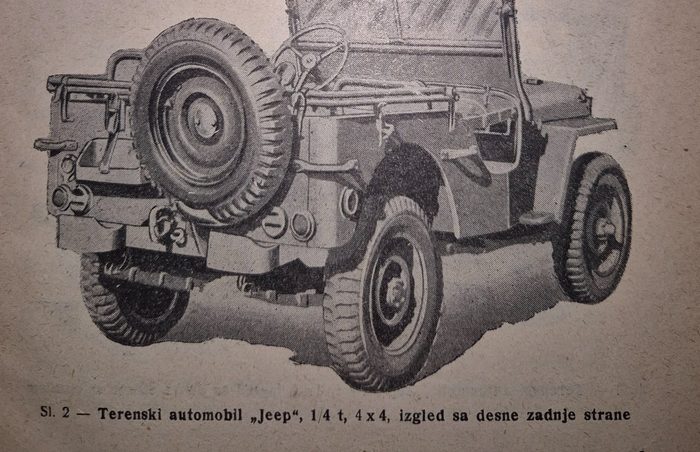 Sl. 2 — Terenski automobil Jeep, izgled sa desne zadnje strane