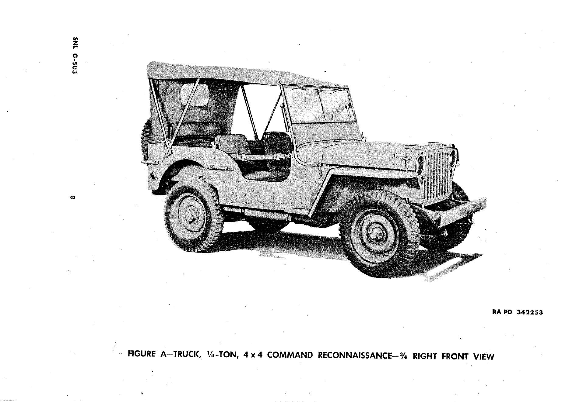 Original front bumper on vehicle, ORD 1945