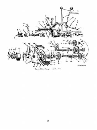 transfer case — exploded view
