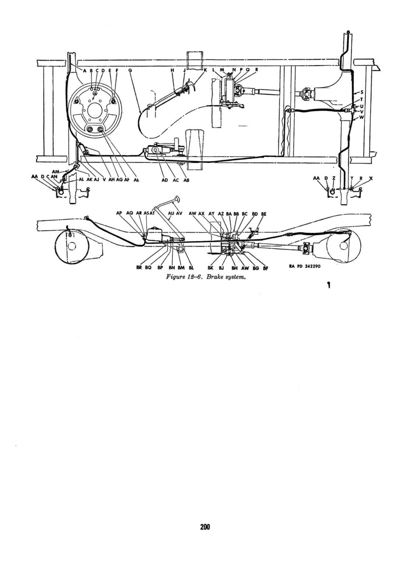Brake Pipe Manifold - ORD 9 G503 Original Drawing with Parts Markings