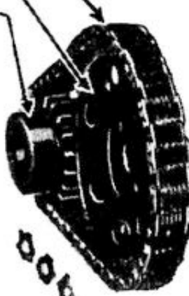 638459 · M / N / P · chain and sprockets included