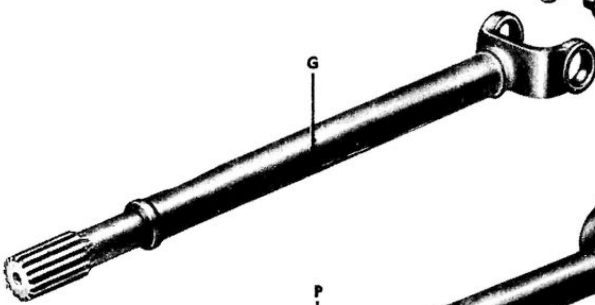 A1429 · G · rear gimbal tube with fork