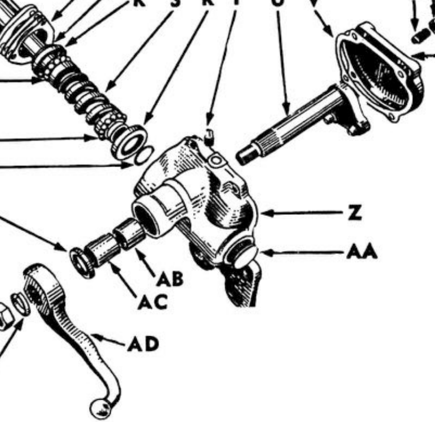 A1239 · Overview of steering assembly