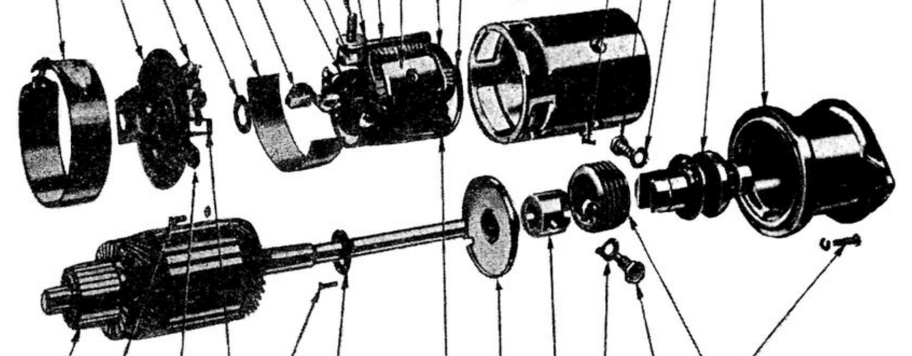 A 1245 · 06-5 · anlaser, disassembled assembly