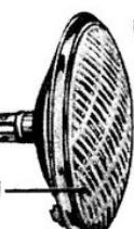 Headlamp Seal Beam 6 Volt