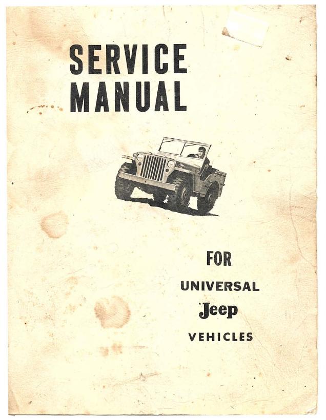 Cover: UniversalServiceManualForJeepVehicles