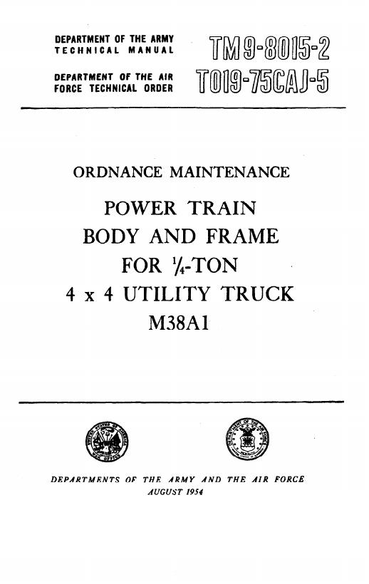 Cover: TM9-8015-2